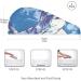 Shark Blue Hair Towel 2 Pack - Super Absorbent Quick Drying Hair Turbans for Women & Girls - Buy Online on GoSupps.com