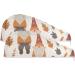 Buy Autumn Leaf Gnomes Hair Towel 2 Pack | Super Absorbent Quick Dry Hair Turbans for Women & Girls - International Shipping Available - Buy Online on GoSupps.com