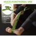 Gradient Fitness 12 Loop Stretching Strap 8ft with Neoprene Handles - Physical Therapy & Yoga Equipment for Leg Stretching - Green/Gray - Buy Online on GoSupps.com