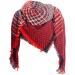 Elegant Red Cotton Triangle Scarf for Women | Warm Winter Hooded Neckerchief by Hanxiulin - Buy Online on GoSupps.com