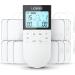 Buy LORQUE TENS Device - 2 Channel Muscle Stimulator with 10 Electrodes | 15 Massage Modes for Pain Relief & Muscle Building | KTR-2612 | Fast International Shipping - Buy Online on GoSupps.com