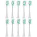 Gypoirul Toothbrush Replacement Heads Compatible with Philips Sonicare 10 Pack Electric Brush Head for 4100 5100 6100 HX9023 W Optimal Plaque Control Green
