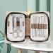 Nail Clippers Set 9 Pieces of Nail Clippers Nail Clippers and Tweezers Set Personal Care Tool Zipper Bag Suitable for Indoor and Outdoor Travel Portable Use - Buy Online on GoSupps.com