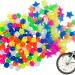 YuCool Bike Wheel spokes-180Pcs Colorful Bicycle Spokes Decorations Wheel Spokes Bead Plastic Clip Spoke Bead Derections and Star Wheel Spokes Accessories
