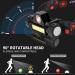 3-Pack Rechargeable Headlamp Flashlight: 500 Lumens Super Bright Cree LED, Lightweight, Perfect for Camping, Running, Hiking & Working - Buy Online on GoSupps.com