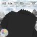 Mat Board Center 11x14 Black Uncut Mat Board 10-Pack - Ideal for Crafts, Frames, Photos and More - Buy Online on GoSupps.com