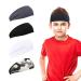 Mezrkuwr 4 pieces of welding straps for children soccer rod ligaments boys sports children's welding ligaments breathable sweaty headband baseball youth