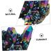 VILLCASE 6 Pcs Colorful Crystal Clusters Fish Decorations for Tank Druzy Geode Natural Stones Gem Display Colorfulx3pcs 3X3CMx3pcs - Buy Online on GoSupps.com