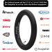 12 1/2 x 2 1/4 Stroller Hose with Angle Valve - 45 - 2 Pieces | Roller Tire for Tricycles & Bike Trailers (57-203) - Buy Online on GoSupps.com