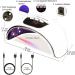 Musykrafties 54W LED UV Resin Nail Lamp - Gel Polish Dryer with Auto Sensor for Perfect Nails | International Shipping - Buy Online on GoSupps.com