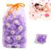 60Pcs Scent Booster Crystals Independent Package Fragrance Beads Bags in-Wash Scent Booster Beads Laundry Freshener Beads (Lavender)