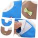 DOITOOL 4 pcs Pet for Puppy Anti-Biting Protector Collars Recovery Ring Birds Cloaks Protective 15X10X0.1cmx2pcs Blue Brownx2pcs - Buy Online on GoSupps.com