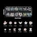 3D Nail Charms 2 Boxes Multi-Shape Aurora Bow Butterfly Bear Flower Nail Art Charms Nail Pearls Rhinestones Gems Nail Art Chains for Nail Art Decoration DIY Crafts (C) - Buy Online on GoSupps.com