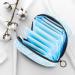 MUOOUM Tie Dye Wave Ship Pattern Sanitary Napkin Storage Bag - Portable Period Pouch for Women, Girls, Menstrual Cup Holder - Multi-colored - Buy Online on GoSupps.com