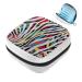 GIAPB Sanitary Napkin Storage Bag Period Bag Tampon Bag Makeup Bag Pad Pouch Colorful Zebra Background Color4688