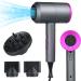 SIMBAE Hair Dryer Ionic Hair Dryer with 3 Nozzles Diffusers 3 Heat Settings & 2 Speed Hot/Cold Wind Quick Drying Blow Dryer Portable Hair Styling Tools for Home Salon Travel 110V-220V - Buy Online on GoSupps.com