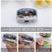 Rustic Wooden Pill Box - 2 Compartment Medicine Organizer with Cottage Scenery Print | Ideal Portable Pill Case for Pocket or Purse - Buy Online on GoSupps.com