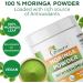 Grenera Organic Moringa Leaf Powder 240 Grams - Source of antioxidants/Source d'antioxydants - Buy Online on GoSupps.com