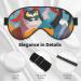 SSIMOO Cartoon Cats Sleep Mask - Adjustable Breathable Eye Mask for Comfortable Sleep | International Shipping - Buy Online on GoSupps.com