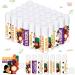 Sacubee 50 Pcs Women's History Month Lip Balm Bulk Vanilla Sunscreen Lip Balm Gift for Women's History Month Theme Favor Public Event Supplies 5 Scents