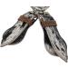 Durable Western Leather Works Single Spur Straps - Handmade Full Grain Leather Cowboy Equipment for Rodeo Outfits - Vintage Style - Buy Online on GoSupps.com