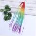 minkissy Ponytail Extension Straight Hair Extension Clip Braided Synthetic Hairpieces Clip on Ponytails Braids Hair Extensions Dreadlocks Wigs Human Hair Fake Multicolor Women's Size 1 Picture 1 - Buy Online on GoSupps.com