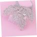 DOITOOL Tiara Rhinestone Hair Comb Hair Comb Slide Clip Hairpiece Bridal Wedding Hair Comb Rhinestone Comb Hair Comb Clip Korean Accessories Bride - Buy Online on GoSupps.com