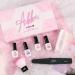 Aikker Dip Powder Gel Set 7pcs with Activator and Tools Kit | Base Top Coat | Dipping Powder Tools | Nail Brush File | AK19 - Buy Online on GoSupps.com
