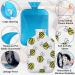 Cute Animal Bee Motif Heat Bottle - 2L Capacity for Pain Relief & Menstrual Cramps - Perfect for Feet Comfort | International Shipping Available - Buy Online on GoSupps.com