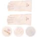 Exceart UV Nail Lamp Gloves - Cotton Finger Gloves for Women Manicure | UV Protection Hand Gloves in Flesh Color - Buy Online on GoSupps.com
