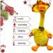 Dancing Duck Toy - Interactive Singing Plush, Repeats & Dances, USB Rechargeable - Yellow Golden Quacker for Christmas Decor - Buy Online on GoSupps.com