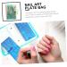 Nail Stencil Card Holder The Pet Steel Plate Hot Stamping Bag 14.5x10.5cm As Shown 1 - Buy Online on GoSupps.com