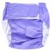 Nikou Adult Nappies - New Adult Washable Diaper Adjuatable Incontinent Care Cloth Diaper Breathable Nappy Pants Reusable Elderly Cloth Diaper Pants(Light Purple)