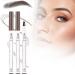3D Magic Microblading Eyebrow Pencil - 2024 NEW Waterproof Brow Pencil with Micro-Fork Tip Upgrade Fine Stroke Eyebrow Pen Makeup Eyebrow Pencil (Light Brown)