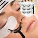 Dtaigou No Glue Lashes | 3 Pairs Stick Lashes Stick On Eyelashes False Eyelashes Natural Look Soft And Natural Look Lashes With Tweezers - Buy Online on GoSupps.com
