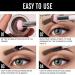 KIMUSE Eyebrow Stamp Stencil Kit with Brow Gel, Stencils & Brush in Medium Brown - Waterproof and Long Lasting Eyebrow Pomade Makeup - Buy Online on GoSupps.com