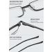 Buy Magimodac Anti Blue Light Reading Glasses for Men & Women - Prescription Metal Frame Narrow Design 1.0 Diopters - Buy Online on GoSupps.com