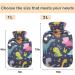 Buy Naanle Colorful Rainbow Dinosaur Heat Bottle - 1L Transparent Hot Water Bottle for Pain Relief Bed Hand & Feet Therapy - Ideal for Hot & Cold Use - Buy Online on GoSupps.com