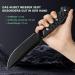 Aubrey Black Swallow Outdoor Knife - D2 Steel Blade G10 Handle | Sharp Hunting & Camping Knife with Kydex Sheath - Perfect Survival Gift - Buy Online on GoSupps.com