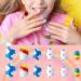 432 Kids Unicorn Press on Nails Set - Full Cover Short False Nails Stickers with Pre Glue for Girls | Children's Gift & Christmas Nail Decoration - Buy Online on GoSupps.com