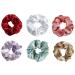 TRUEIN Silk Scrunchies for Women Girls Soft Satin Hair Scrunchies Big Elastic Scrunchy Hair Bands and Large Hair Ties Ropes Traceless Scrunchies Set for Thick Thin Hair Bobbles
