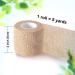 Self Adhesive Bandage Wrap - 12 Pack | 2 Inch x 5 Yards | Cohesive Medical & Sports Tape for Athletic Support Wrist & Ankle Injuries - Buy Online on GoSupps.com