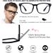 OCCI CHIARI Reading Glasses for Women Spring Hinges Readers C-black Anti-blue Reader 0.0 x - Buy Online on GoSupps.com