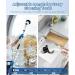 Guteran Electric Spin Scrubber Cordless Cleaning Brush with 10 Cleaning Tools 2H Long Battery Life Adjustable Handle IPX7 Waterproof Power Scrubber for Bathroom - Buy Online on GoSupps.com