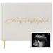 Pregnancy diary - high -quality pregnancy book - includes calendar scrapbook checklist organizer - pregnancy album - diary pregnancy (gold)