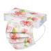 Lulupi 10 pieces of one-way adult mouth protection flowers mouth and nose protection flower motif Elegant breathable bonda mask neckerchief for women B-03