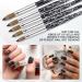 Shine Chance Size 10 Acrylic Nail Art Brush - 100% Pure Kolinsky Hair, Oval Shape, Professional Manicure Tool for DIY Home Salon - Buy Online on GoSupps.com