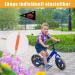 Huamudm Bicycle Pennant Rod & Flag Trailer - Child Safety Bike Flag for Kids - Secure Bicycle Pennant for Children - Buy Online on GoSupps.com