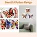 Anidaroel Butterfly Flower Embroidery Starter Kit - 3 Sets | Cross Stitch for Beginners | Includes Fabric, Hoop, Threads & Needles - Buy Online on GoSupps.com