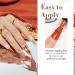 Modelones Gel Nail Polish Set - 6 PCS Neutral Nude & Brown Fall Colors 2024 | Gold Glitter Soak OFF Nail Gel Kit | Perfect Halloween Gift & DIY Manicure - Buy Online on GoSupps.com